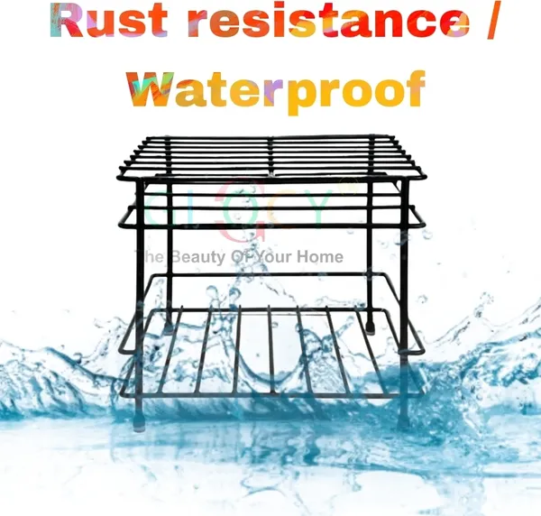 Black_Premium_Steel_Matka_Stand|Water_Pot_Rack|_Multipurpose_Containers