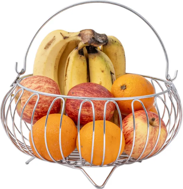 Silver_Premium_Stainless_Steel_Fruit_Vegetable_Basket
