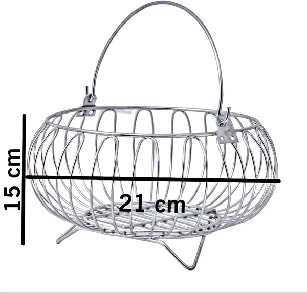 Silver_Premium_Stainless_Steel_Fruit_Vegetable_Basket