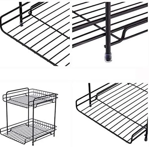 Black_Premium_Steel_Containers|Multipurpose_Home_Organizer