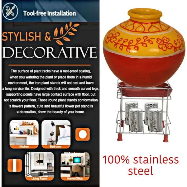 Silver_Premium_Steel_Matka_Stand_|_Water_Pot_Rack_for_Kitchen