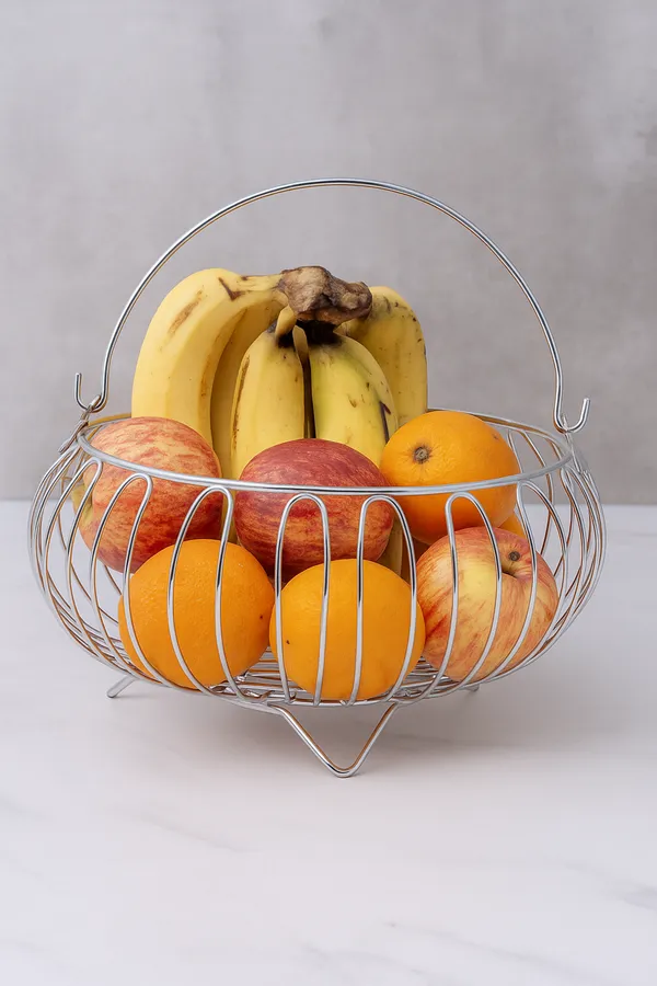 Silver_Premium_Stainless_Steel_Fruit_Vegetable_Basket