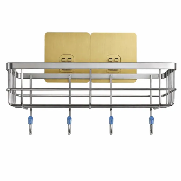 Premium_Steel_1_Bathroom_Rack_with_2_Hangers_|_Rust_Resistant_Wall_Mounted_Shelf_for_Bathroom_&_Kitchen