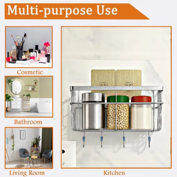 Premium_Steel_1_Bathroom_Rack_with_2_Hangers_|_Rust_Resistant_Wall_Mounted_Shelf_for_Bathroom_&_Kitchen
