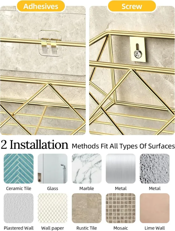 Golden_Premium_Steel_Bathroom_Shower_Caddy||_Bathroom_Organizer_||_Cosmetic_Organizer_For_Home