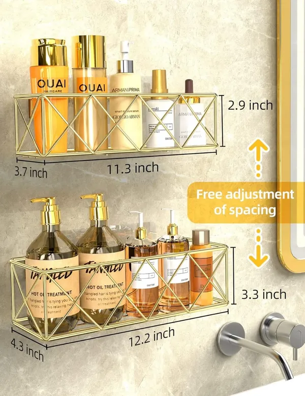 Golden_Premium_Steel_Bathroom_Shower_Caddy||_Bathroom_Organizer_||_Cosmetic_Organizer_For_Home