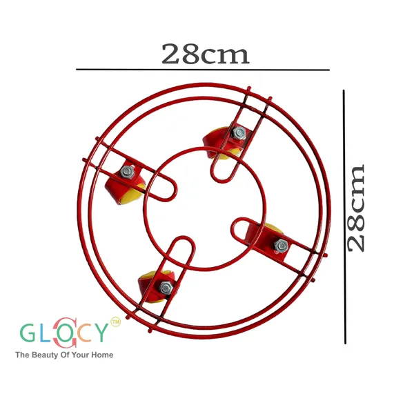 Pack_Of_2_Red_&_Black_Premium_Steel_Lpg_Gas_Stand_With_Movable_Wheels|_Cylinder_Stand