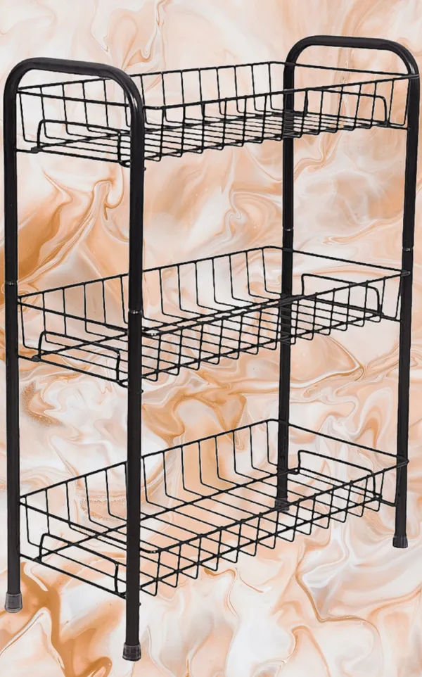 Black_Kitchen_Rack_3_Self_With_Wheels|_Multipurpose_Home_And_Kitchen_Easy_Moveable_Organizer