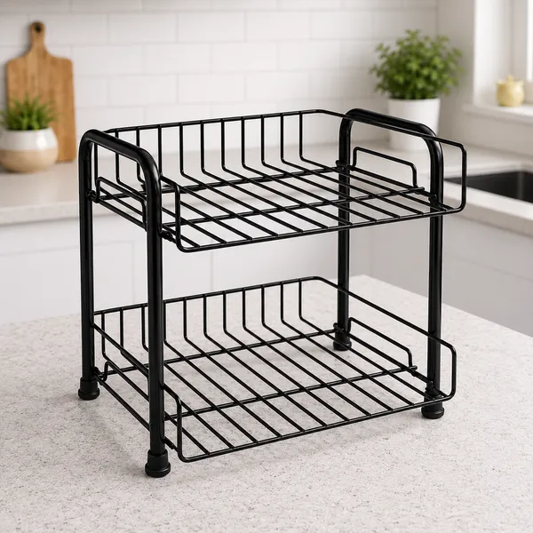 Black_Premium__Quality_2_Layer_Containers__Rack_|_Multipurpose_Home_Organizer