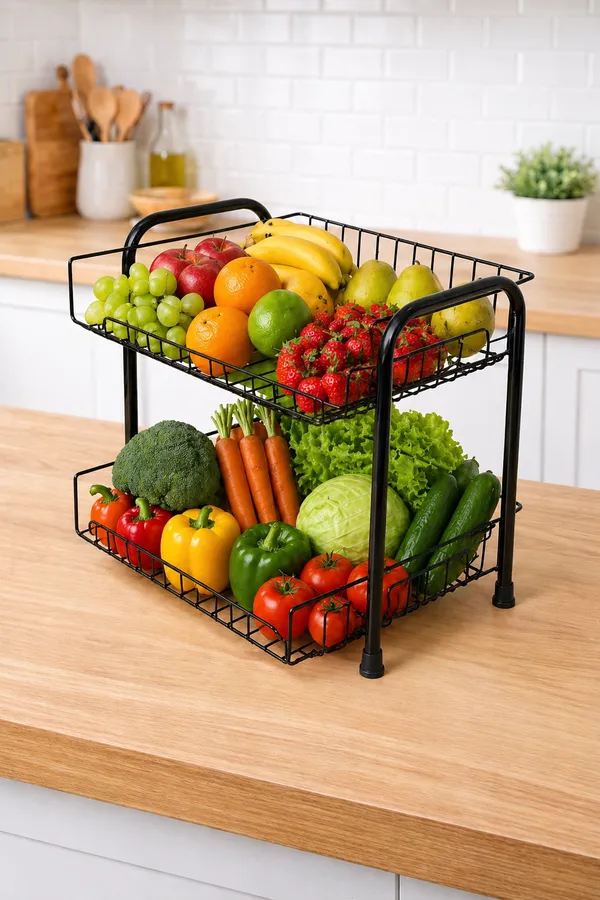 Black_Premium__Quality_2_Layer_Containers__Rack_|_Multipurpose_Home_Organizer