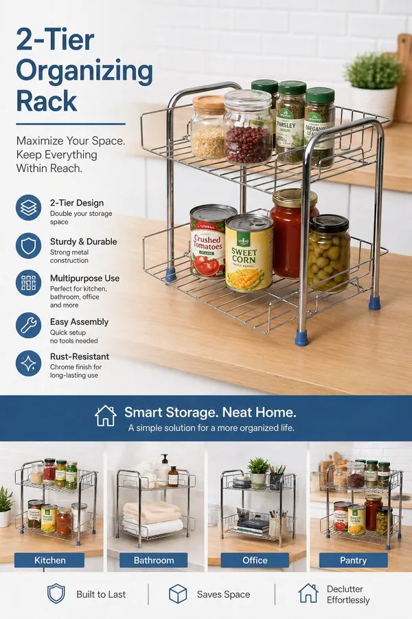 Office_rack,countertop_rack,multipurpose_rack