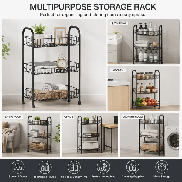 3-Tier_Kitchen_Rack_Organizer_|Foldable_Space-Saving_Storage_Rack