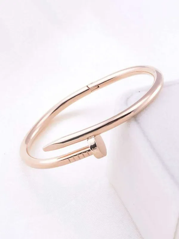 Nail_Shape_18_K_Gold_Plated__Stone_Embedded_Stainless_Steel_Real_Gold_Finishing