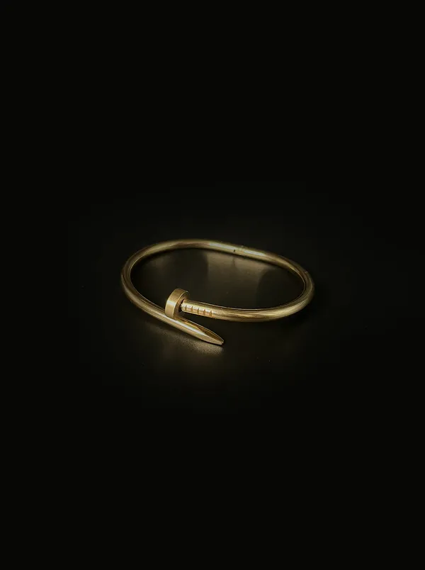 Nail_Shape_18_K_Gold_Plated__Stone_Embedded_Stainless_Steel_Real_Gold_Finishing