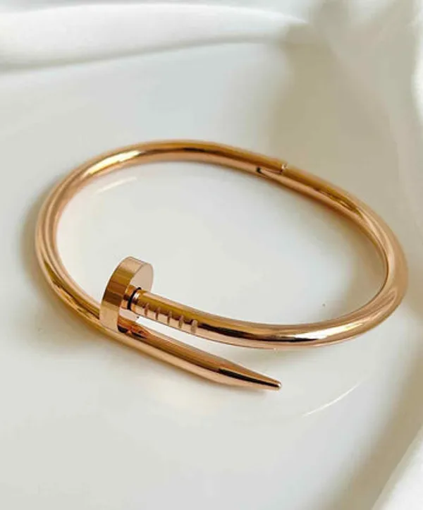 Nail_Shape_18_K_Gold_Plated__Stone_Embedded_Stainless_Steel_Real_Gold_Finishing