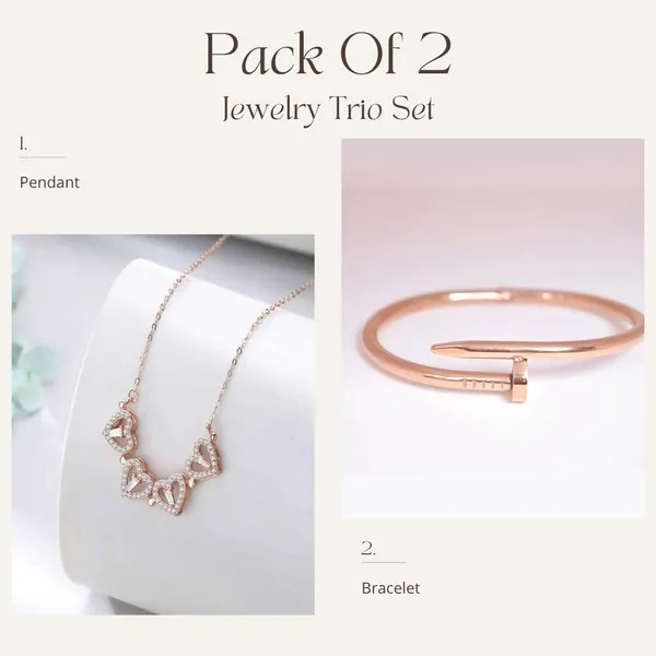 Rose_Gold_Plated_Minimalist_Charm_Set_2_Piece_Jewellery_Accessory_For_Women