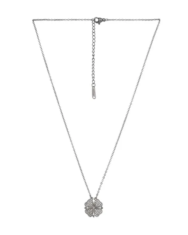 Heart_Shape_18_K_Silver_Plated__Stone_Embedded_Stainless_Steel_Real_Gold_Finishing