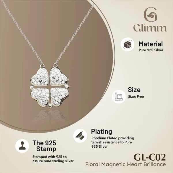 Heart_Shape_18_K_Silver_Plated__Stone_Embedded_Stainless_Steel_Real_Gold_Finishing