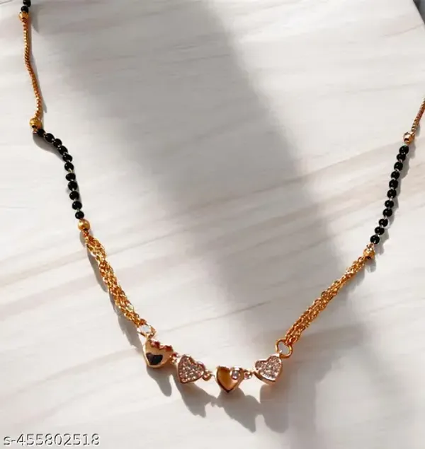 Heart_Shape_18_K_Gold_Plated__Stone_Embedded_Stainless_Steel_Real_Gold_Finishing