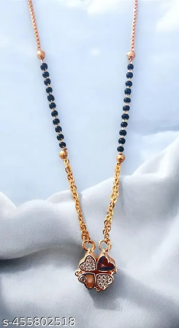 Heart_Shape_18_K_Gold_Plated__Stone_Embedded_Stainless_Steel_Real_Gold_Finishing