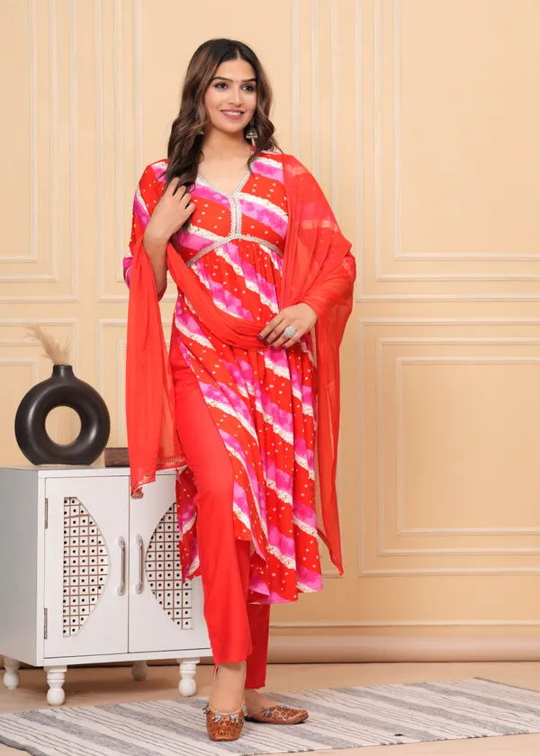 Red_Rayon_Straight_Kurta_Pant_Dupatta_Set_For_Women