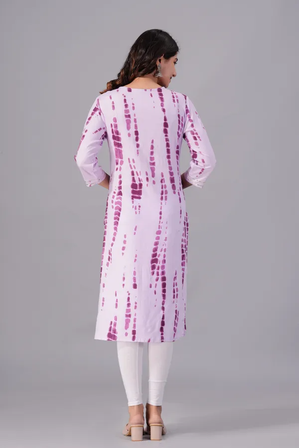 Purple_Rayon_Straight_Single_Kurti_For_Women