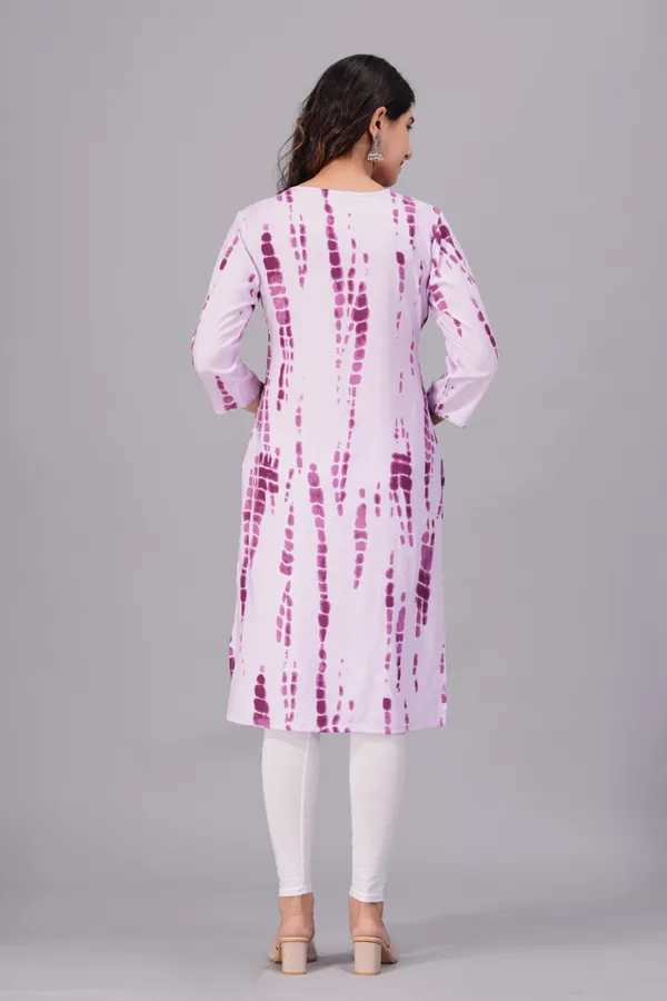 Purple_Rayon_Straight_Single_Kurti_For_Women