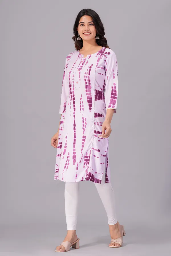 Purple_Rayon_Straight_Single_Kurti_For_Women