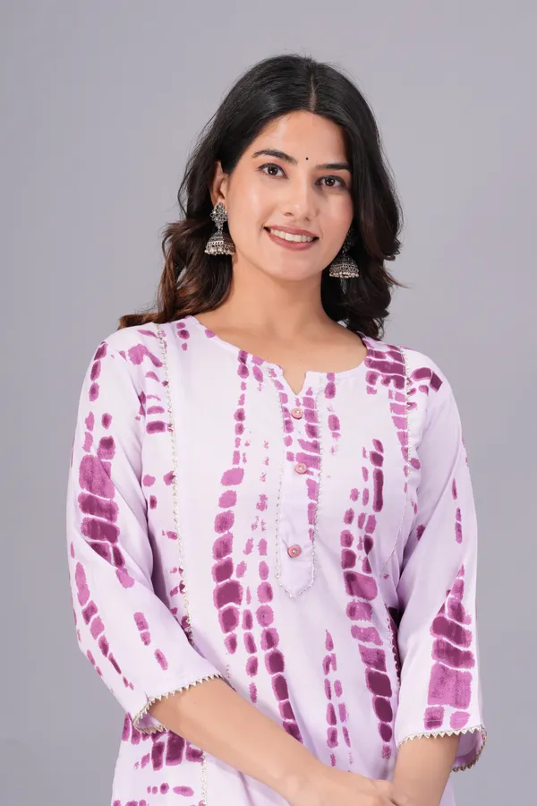 Purple_Rayon_Straight_Single_Kurti_For_Women