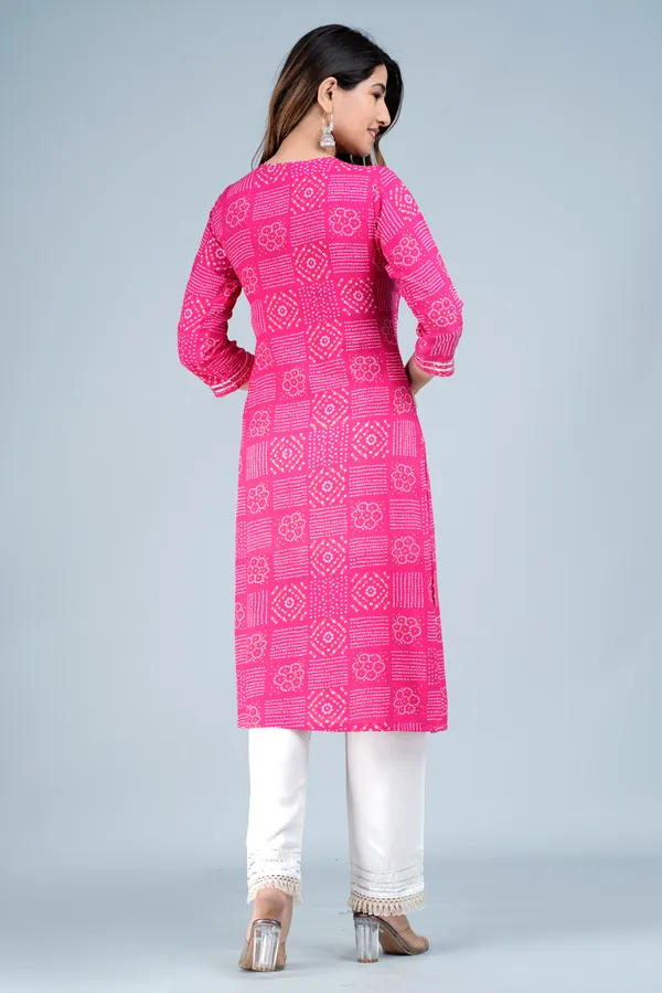 Pink_Rayon_Straight_Single_Kurti_For_Women