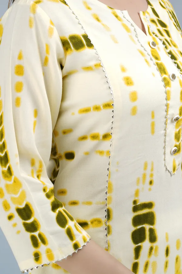 Yellow_Rayon_Straight_Single_Kurti_For_Women