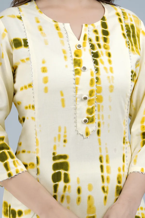 Yellow_Rayon_Straight_Single_Kurti_For_Women