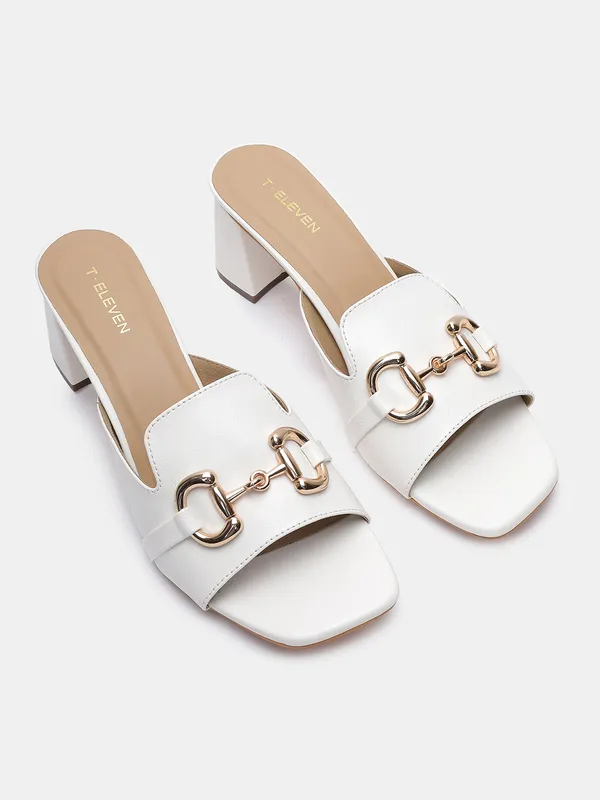 T.eleven_Elegant__Heeled_Sandal_With_3-Inch_Block_Heel,_Party_Wear_Sandal_with_Stylish_Buckle