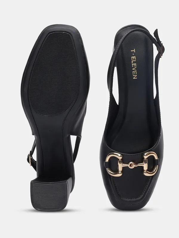 T.Eleven_Women??__Block_Heel_Pumps_with_Square_Toe_&_Stylish_Buckle_??3_Inch_Heel