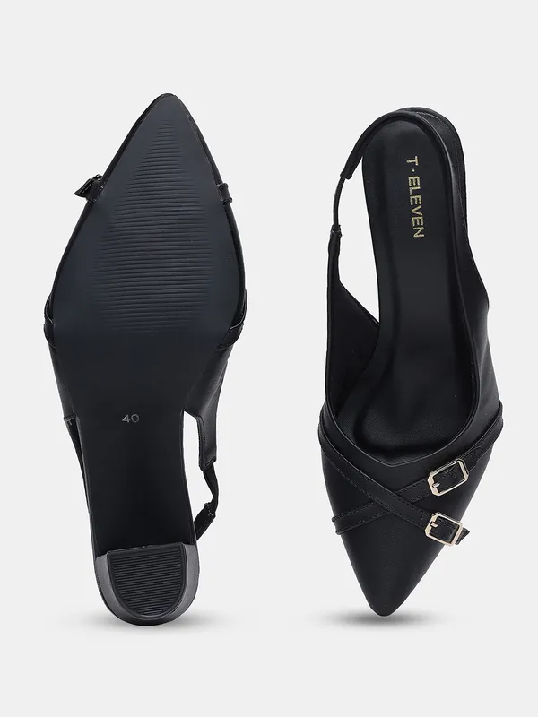 T.eleven_Chic_Slingback_Block_Heel_Pointed_Pumps_|_3.5_-Inch_Heel_with_Adjustable_Buckle_|_Cushioned_Comfort