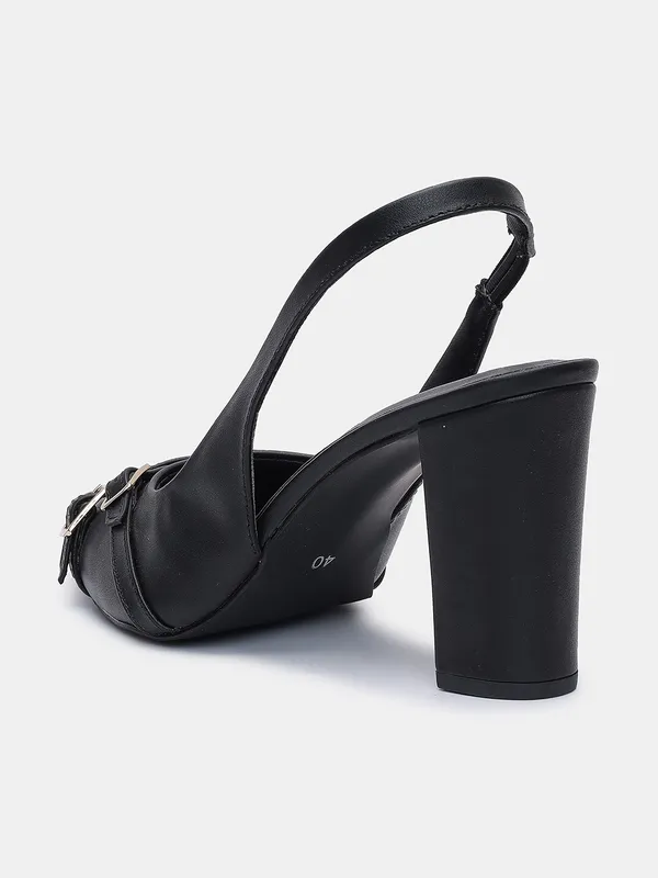 T.eleven_Chic_Slingback_Block_Heel_Pointed_Pumps_|_3.5_-Inch_Heel_with_Adjustable_Buckle_|_Cushioned_Comfort