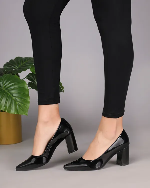 Womens_Glossy_Patent_Block_Heel_Pumps__3.5"_Pointed_Toe_Heels_for_Office_&_Formal_Wear