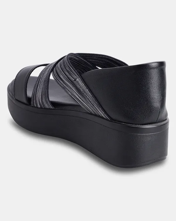 Women_Black_Wedges_with_Elastic_Crossover_Straps_&_Memory_Foam_Insole__Premium_Comfort_(TRWHL148)