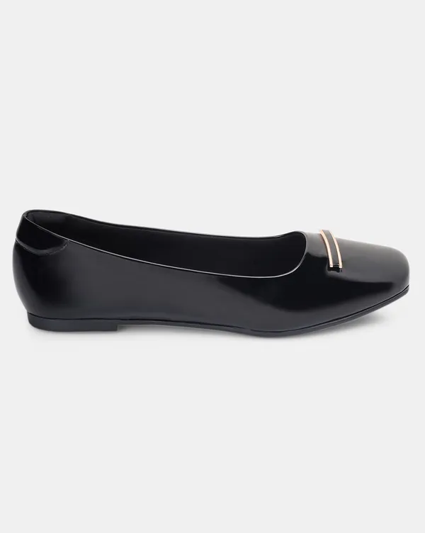 Square-Toe_Patent_Glossy_Ballerinas_for_Women_with_Metal_Accent__Cushioned_Insole,_Flat_TPR_Sole,_Lightweight_Design_(TRLMS110)