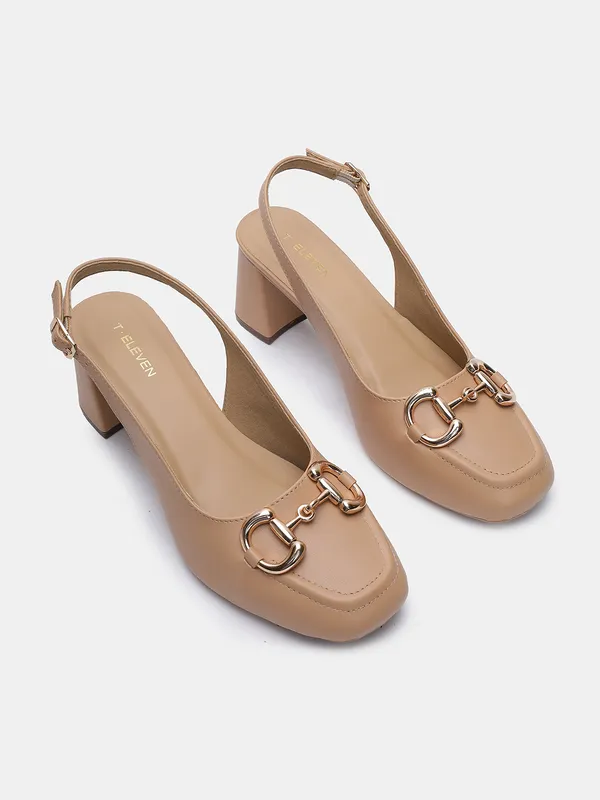 T.Eleven_Women??__Block_Heel_Pumps_with_Square_Toe_&_Stylish_Buckle_??3_Inch_Heel