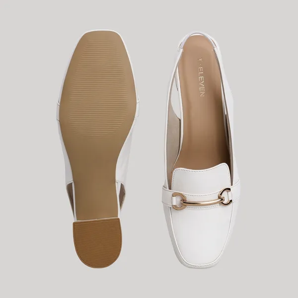 White_Block_Heel_Pumps_With_Square_Toe_&_Stylish_Buckle_(2.5_Inch_Heel)_For_Women