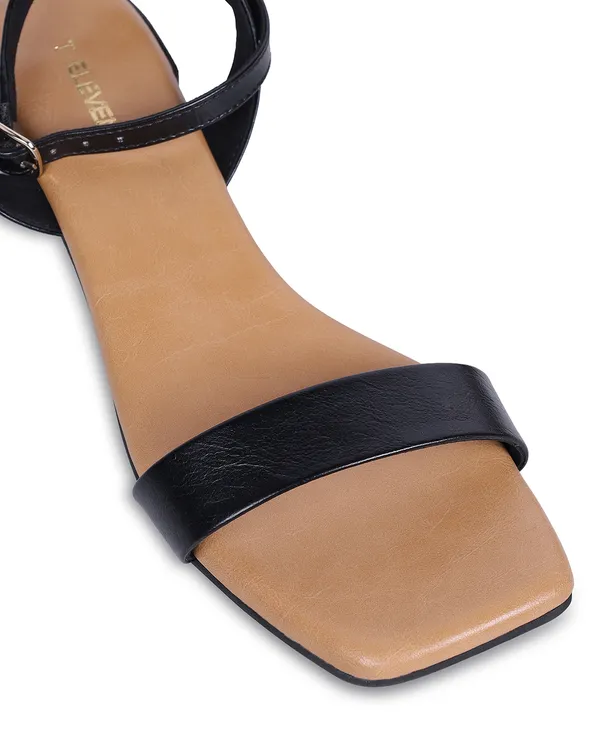 Black_Open_Toe_Block_Heels_With_Adjustable_Buckle_Closure_For_Women