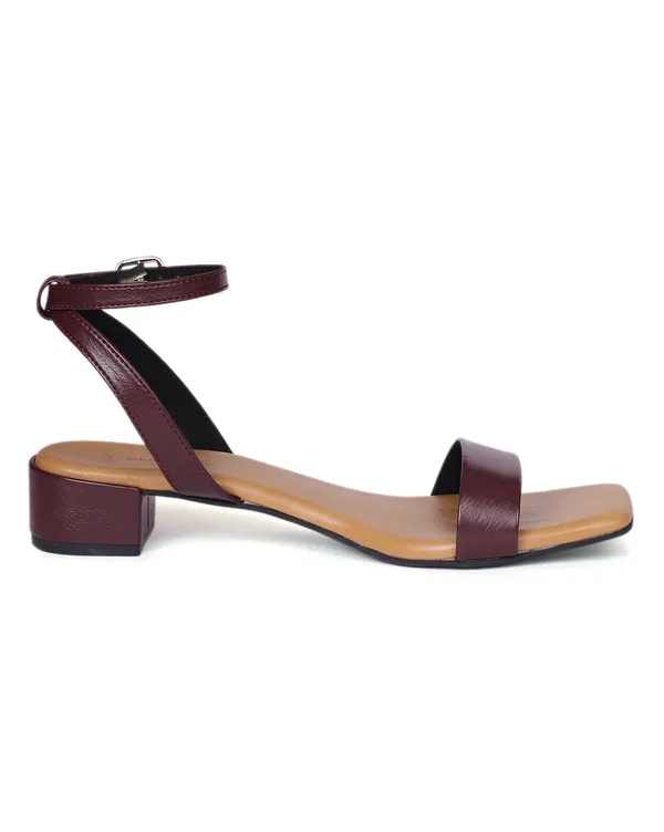 Maroon_Open_Toe_Block_Heels_With_Adjustable_Buckle_Closure_For_Women