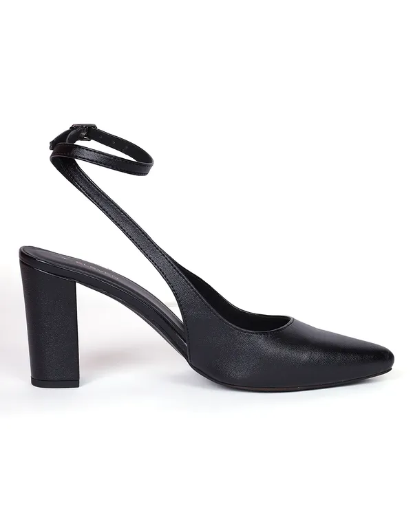 Black_Pointed_Toe_Block_Heels_With_Ankle_Strap_(3.5_Inch_Heel)_For_Women