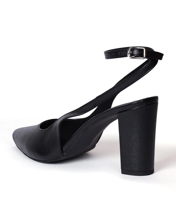 Black_Pointed_Toe_Block_Heels_With_Ankle_Strap_(3.5_Inch_Heel)_For_Women