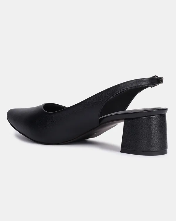 Black_Chic_Slingback_Block_Heel_With_Adjustable_Buckle_(2.5_Inch_Heel)_For_Women