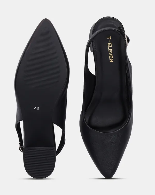 Black_Chic_Slingback_Block_Heel_With_Adjustable_Buckle_(2.5_Inch_Heel)_For_Women
