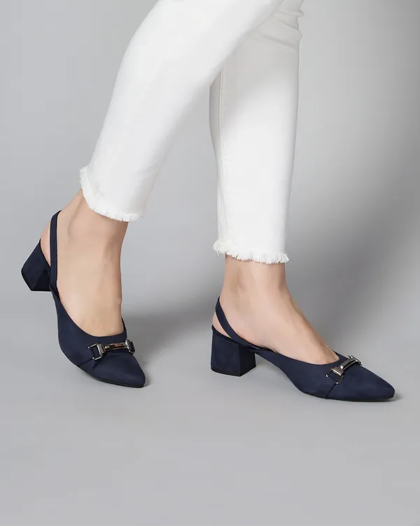 Navy_Block_Heel_Pumps_With_Pointed_Toe_&_Stylish_Buckle_(2.5_Inch_Heel)_For_Women