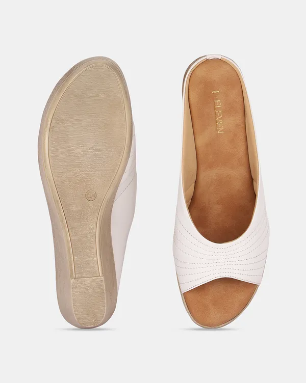 White_Peep_Toe_Slip_On_Wedges_Sandal_With_Heel_(3_Inch_Heel)_For_Women
