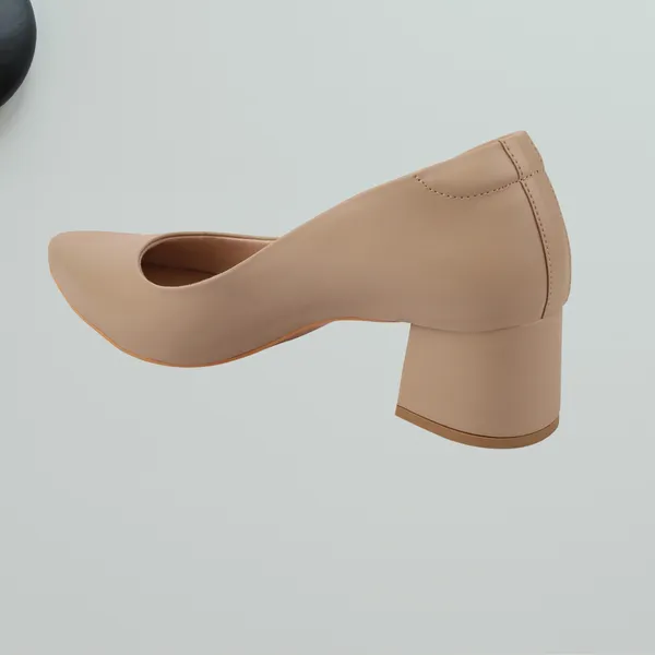 Beige_Pointed_Toe_Block_Heel_Pump_Shoes_(2.5_Inch_Heel)_For_Women
